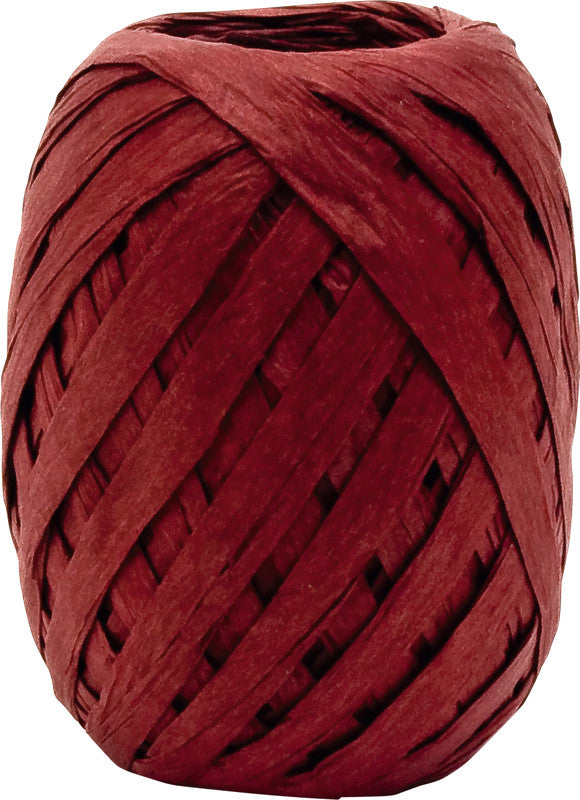 Goldina Bast Raffia – Weinrot – 0,7 × 3000 cm