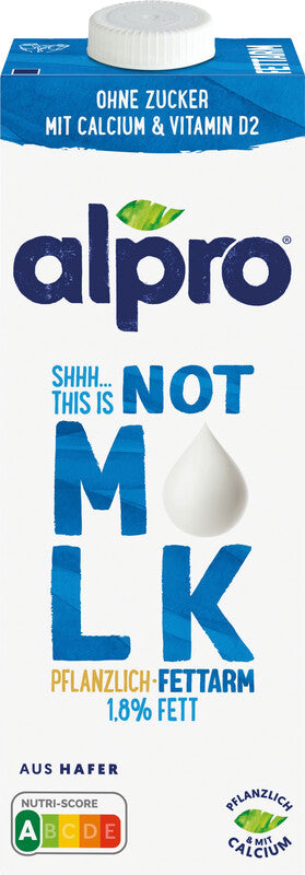 Alpro Haferdrink UHT THIS IS NOT M*LK, fettarm 1,8% Fett – 1 l