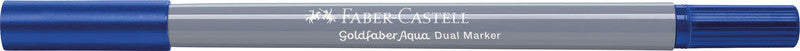 Faber-Castell Brush Pen – Pinselspitze/Finelinerspitze 0,6 mm – helioblue reddish – wasservermalbar