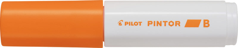 Pilot Pigment-Marker Pintor – Keilspitze 8 mm – Orange – Deckend