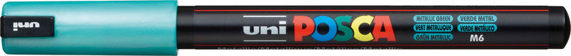 Uni-Ball Fineliner 0,7 mm – grün metallic – wasserfest