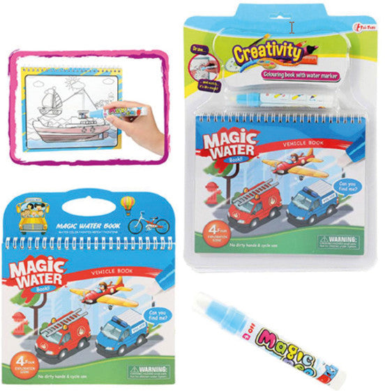 Toi-toys Malbuch, Papier, 20 × 25 cm, mehrfarbig, ab 3 Jahren, inkl. Stift