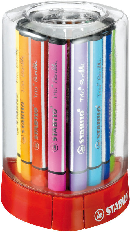STABILO Filzstifte, Strichbreite 1,5–2 mm, auswaschbar, 12 Farben