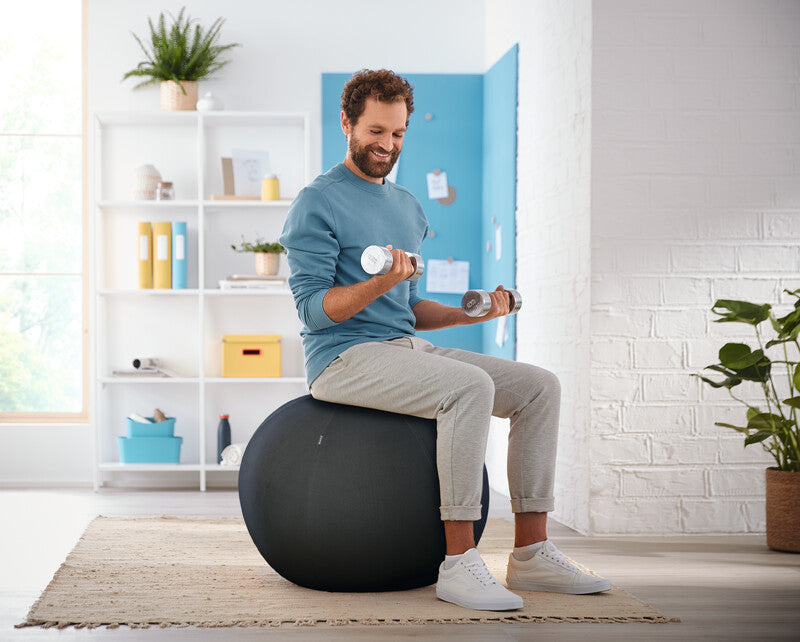 Leitz Sitzball Ergo Cosy Active – Ø 65 cm, samtgrau
