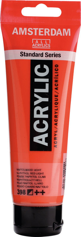 Royal Talens Amsterdam – Acrylic Standard – Acrylfarbe – Hellnaphtolrot, 120 ml