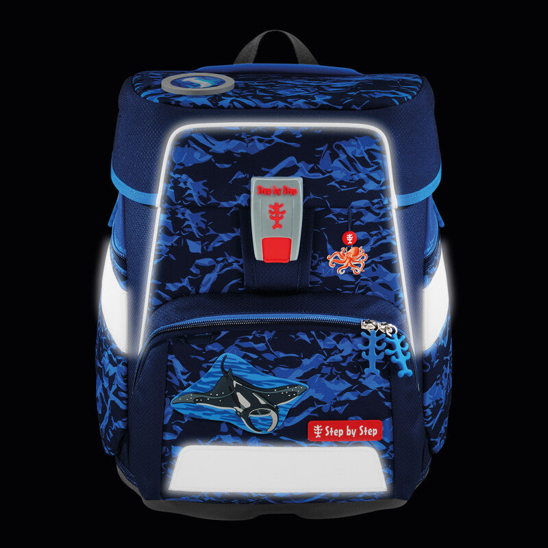 Step by Step Schulrucksack-Set SPACE – 5-teilig – Manta Rio – recycelte Materialien