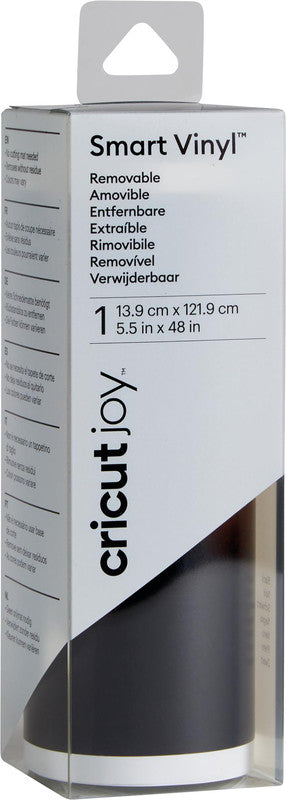 Cricut Vinylfolie matt – schwarz – 13,9 × 121,9 cm – für JOY-Schneideplotter