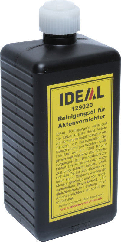 Ideal Reinigungsöl 9020 – 500 ml, für Aktenvernichter