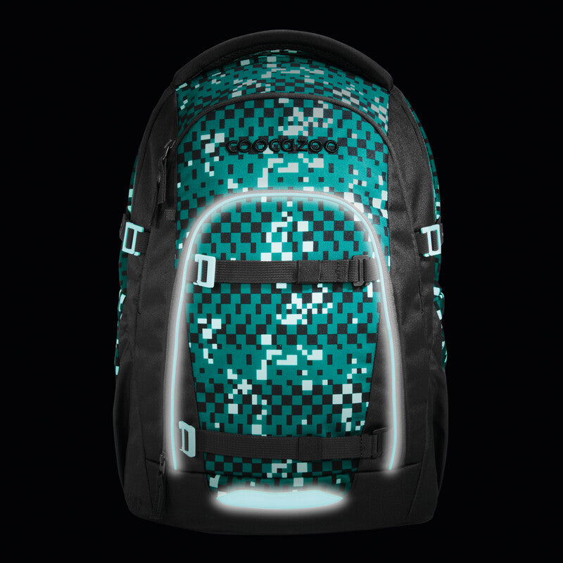 Coocazoo Rucksack Mate – Pixel Blox – 30,0 × 46,0 × 23,0 cm – recycelte Materialien