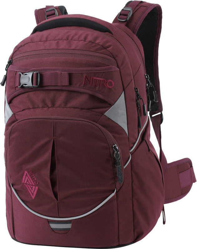 Nitro Superhero Daypack – 30 l, Rot, 44 × 30 × 22 cm, Nylon, Polyester
