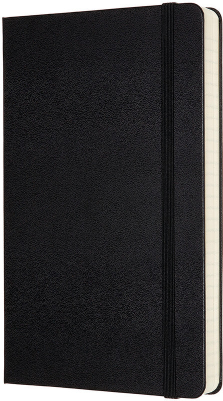 Moleskine Notizbuch Classic Collection, 130 × 210 mm, liniert, Leimbindung, Hardcover, 400 Seiten – schwarz