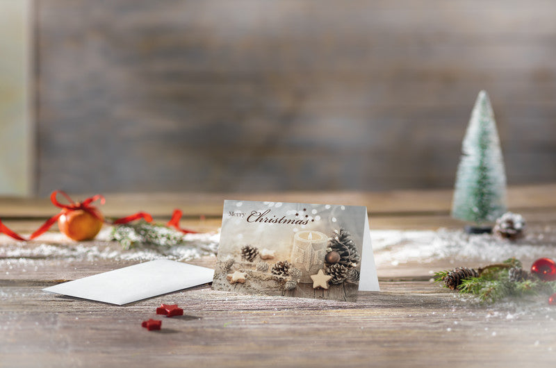 Sigel Weihnachtsgrusskarte – A6 (105 × 148 mm) – mit Umschlägen, für Inkjet/Laser/Kopierer