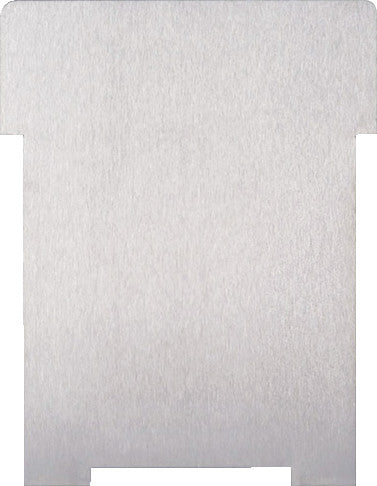 Flück Schwenkplatte A5 hoch, grau, Aluminium – 1 Stück – für A5-Karteikästen