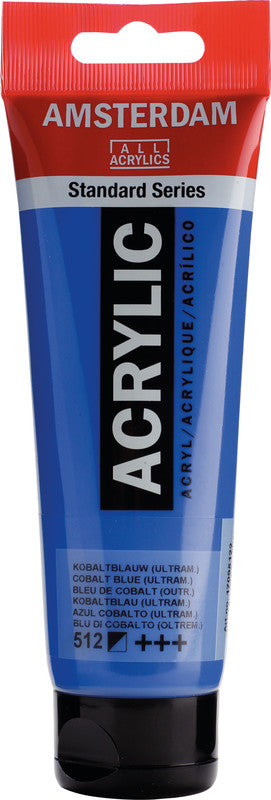 Royal Talens Amsterdam – Acrylic Standard – Acrylfarbe – Kobaltblau Ultramarin, 120 ml