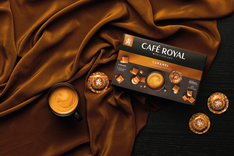 Café Royal Kaffeepads Caramel – für Nespresso Professional & Café Royal Professional – 50 Pads