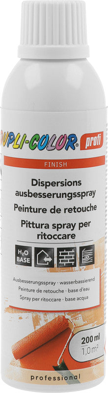 Dupli-color profi Farbspray – weiss, matt, 200 ml, für Innen- & Aussenbereich
