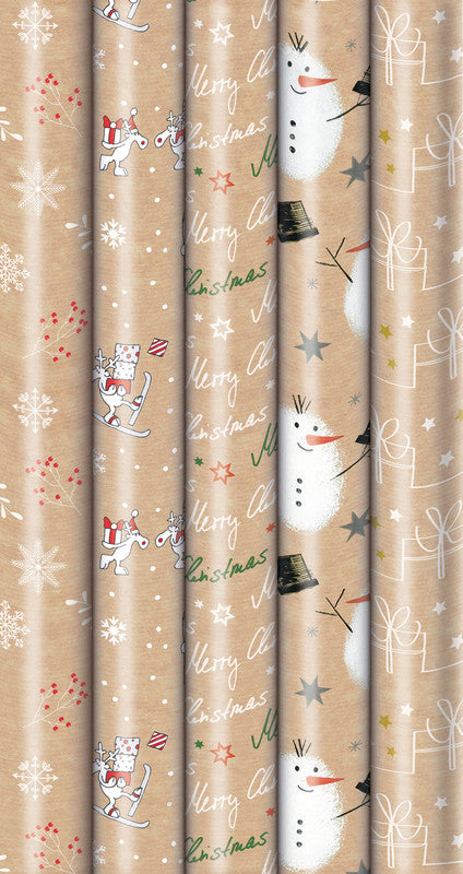 Zoewie Geschenkpapier – Nature Spirit (Weihnachten) – Gestrichenes Papier – 700 × 2000 mm