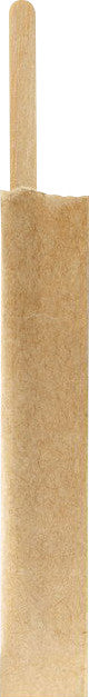 Duni Rührstäbchen Birkenholz – 11 cm, einzeln verpackt, braun, 100 Stück