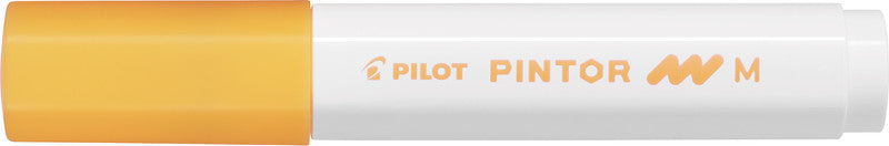 Pilot Pigment-Marker Pintor – Rundspitze 1,5-2,2 mm – Neonapricot – Für dunkles Papier geeignet