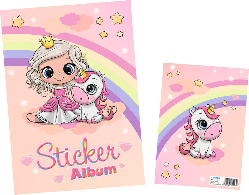 HERMA Stickeralbum Prinzessin Sweetie – A5, 16 Seiten