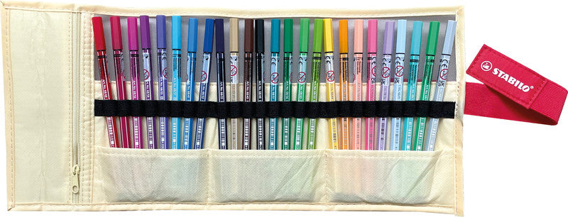 STABILO Filzstifte Pen 68, Strichbreite 1 mm, 25 Farben