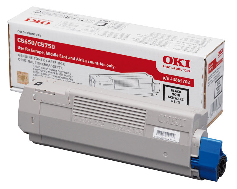 OKI Toner – schwarz, 8000 Seiten