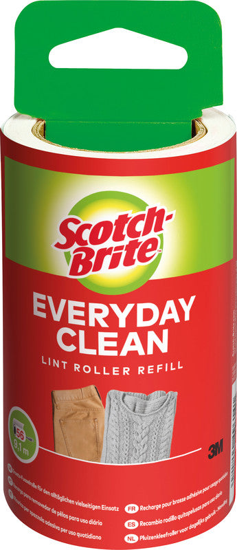 Scotch-Brite Nachfüllrolle – weiss, für Kleider-Fusselroller