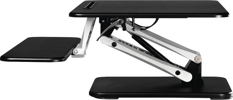 Hama Stehtisch – 80 × 52 × 18–43 cm – Schwarz – Höhenverstellbar