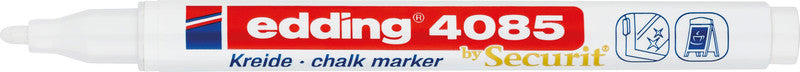 Edding Kreidemarker – Rund, 1–2 mm – Weiss