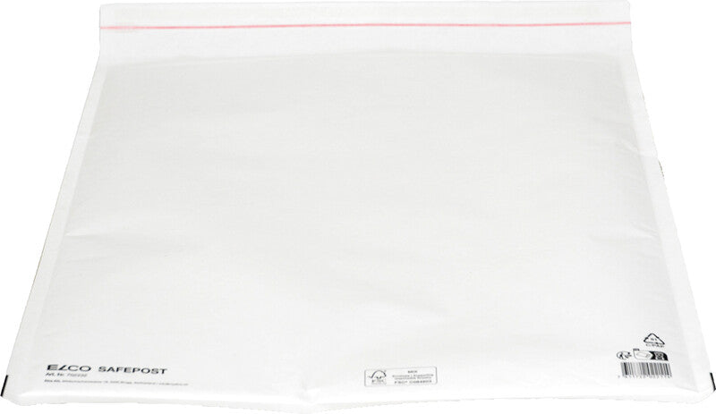 Elco Luftpolstertasche – 350 × 470 mm, weiss, selbstklebend