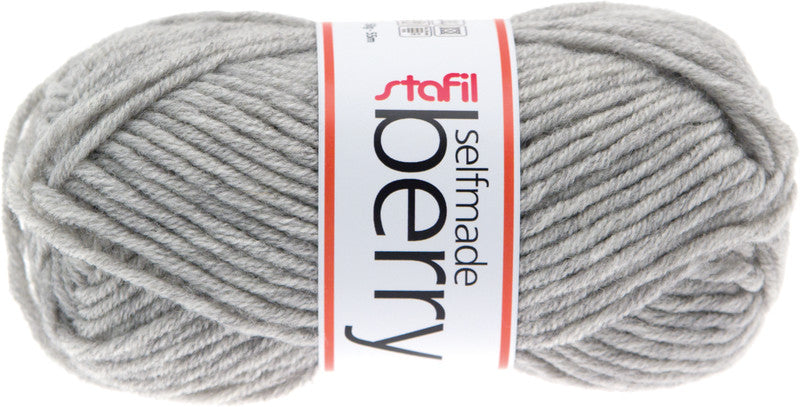 Stafil Wolle, Polyacryl/Schurwolle, Silber-Melange, 50 g