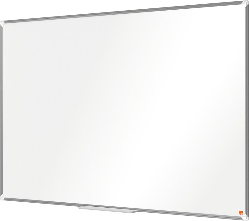 Nobo Whiteboard – 150 × 100 cm, Emaille, magnetisch, Aluminiumrahmen, Wandmontage, inkl. Stifteablage