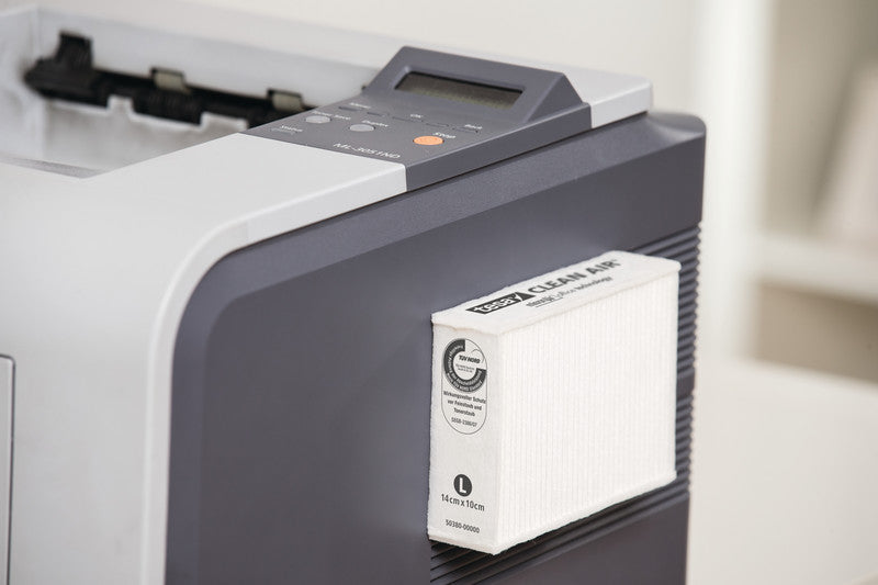 TESA Feinstaubfilter, 70'000 Ausdrucke – für Laserdrucker, Weiss, Stoff