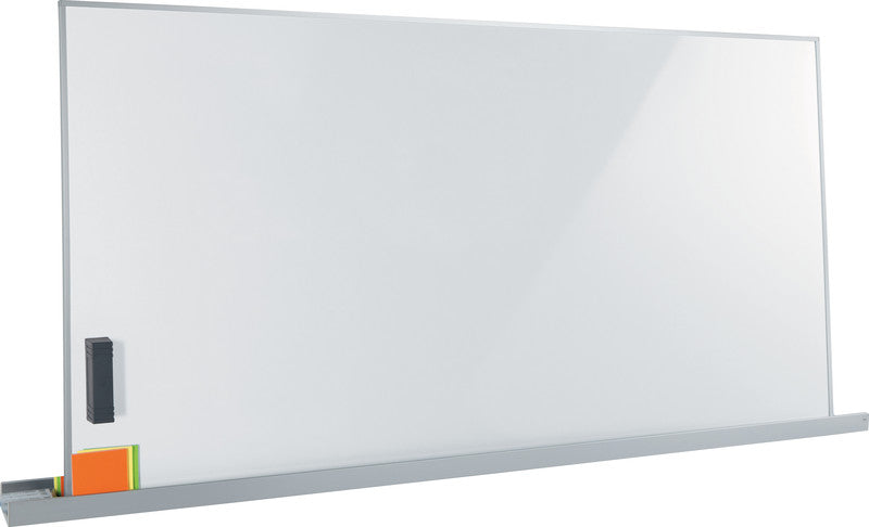 Sigel Whiteboard – 90 × 180 cm, Metall, magnetisch, Aluminiumrahmen, mobil, beidseitig