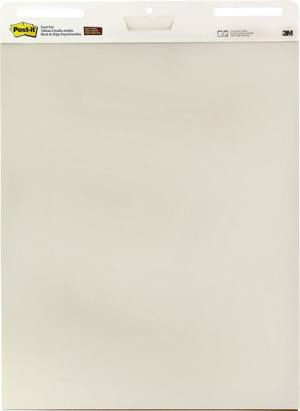 Post-it Super Sticky Haftnotizen – 635×762 mm – weiss, 2×30 Blätter, selbsthaftend