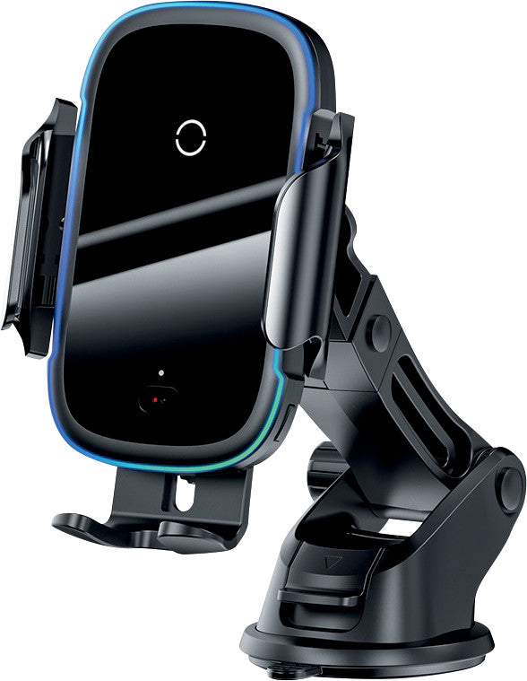 Baseus Qi-Auto-Halterung – 15 W, Auto-Klemmung (IR), für alle Qi-fähigen Smartphones, Lüftungsgitter/Dashboard