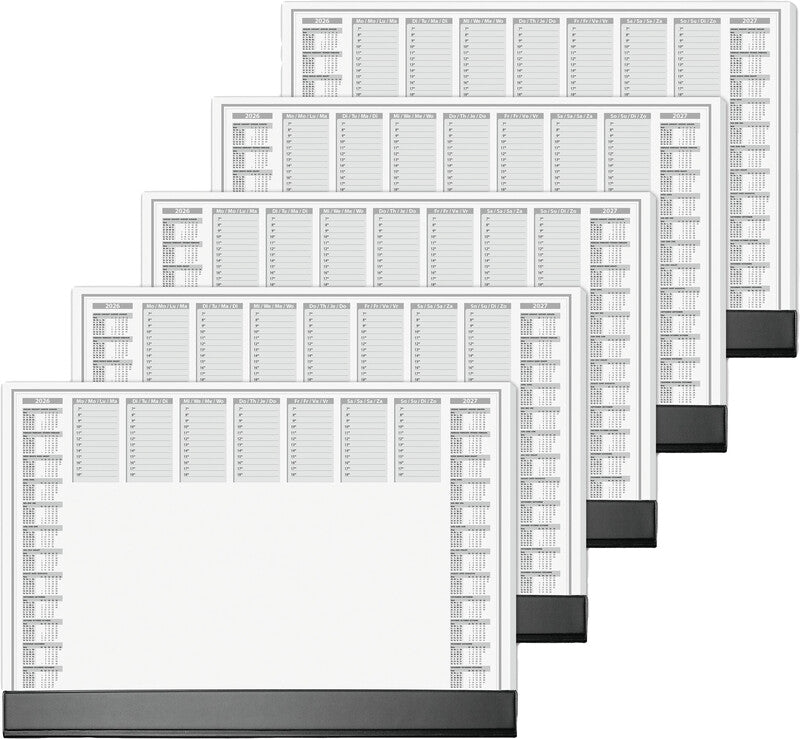 Sigel Schreibunterlage Office – weiss, mehrsprachig – 595 × 410 mm – Papier