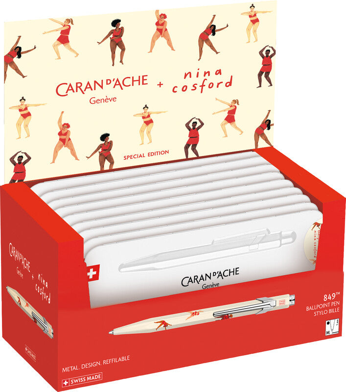Caran d-Ache Caran d'Ache Kugelschreiber – Mehrfarbig, Seidenmatt, Aluminium