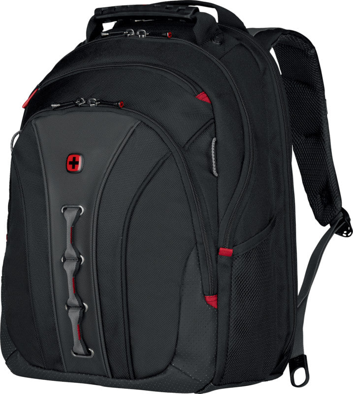 Wenger/SwissGear Wenger Legacy – Notebook-Rucksack – für 16"-Notebook, 24 l, Polyester, Schwarz/Grau