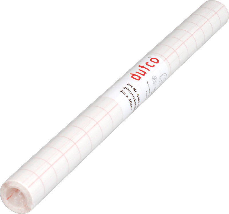 Dufco Klebefolie – glänzend, permanent, transparent – 40,0 × 300,0 cm