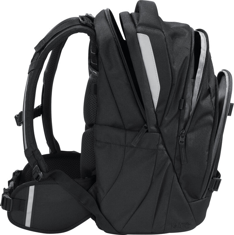 Coocazoo Rucksack Mate – Black Coal – 30,0×46,0×23,0 cm, 30 l – aus 100% recyceltem rPET