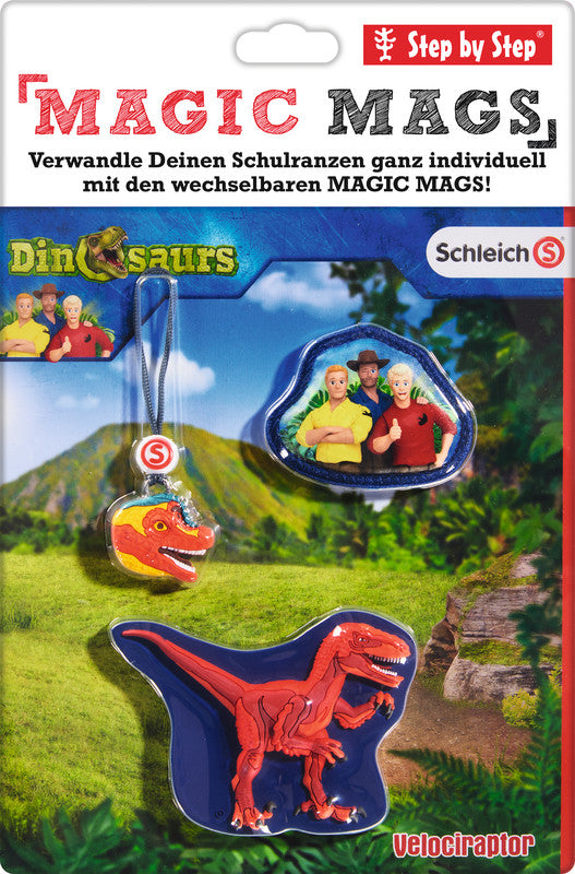 Step by Step Magic Mags Zubehörset – 3-teilig – Velociraptor – für Cloud, Space, 2in1 Plus und andere