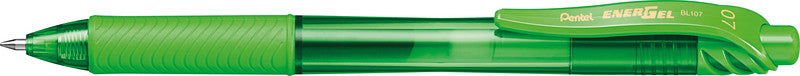 Pentel EnerGel X Gelschreiber, Druckmechanik – Limette, Spitze 0,7 mm, schnelltrocknend, nachfüllbar