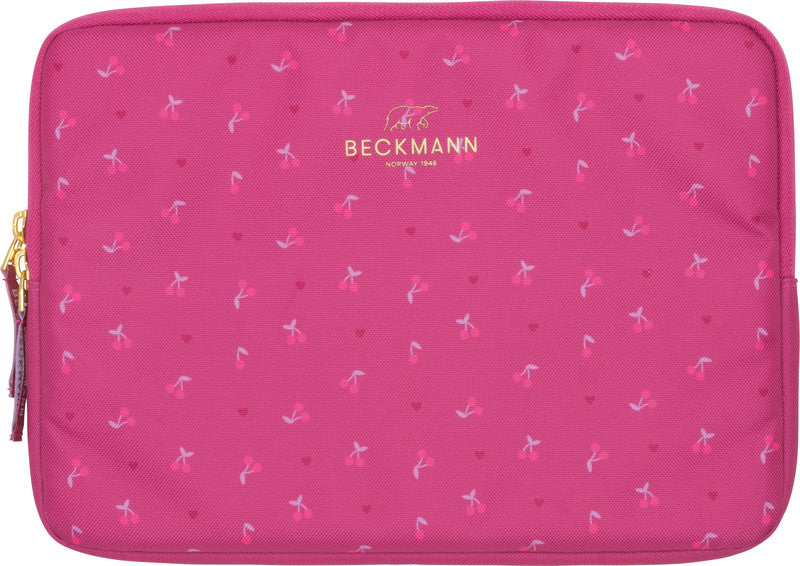 Beckmann Notebook-Schutzhülle – für Tablets bis 12,9", recyceltes PET (rPET), Cherry