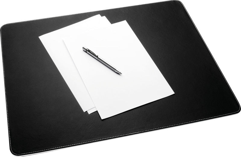 Sigel Schreibunterlage – Weiss/Schwarz – 600 × 6 mm – Kunstleder, rutschfest