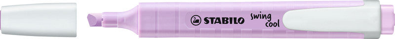 STABILO swing cool Pastel Edition Textmarker Set 4 Farben Pastell – Keilspitze, 1–4 mm