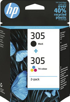 HP Tintenpatronen-Multipack 305, Schwarz + Farbe, 2er-Pack