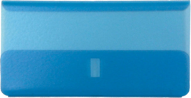 Connect Hängemappen-Klarsichthülsen – 60 × 31 mm, Blau, 25er-Pack