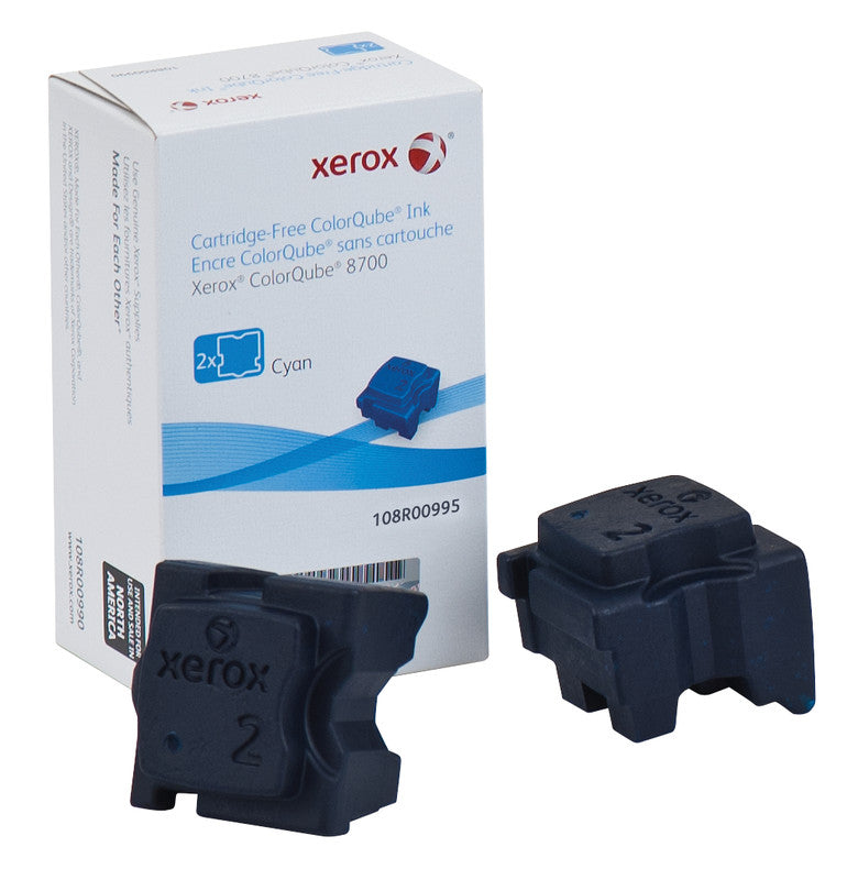 Xerox Tintenpatronen-Multipack, cyan, 2er-Pack – für Tintenstrahldrucker und Multifunktionsgeräte