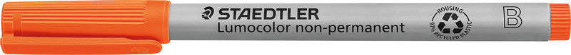 Staedtler Non-Permanent-Marker Lumocolor – breite Keilspitze 1-2,5 mm – orange – nachfüllbar